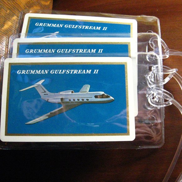 ✈️ Grumman Gulfstream II Luggage Tags - Picture 3 of 8